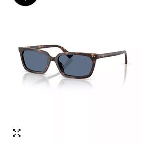 Jimmy Choo Tortoise Shell Sunglasses with Blue Lenses
